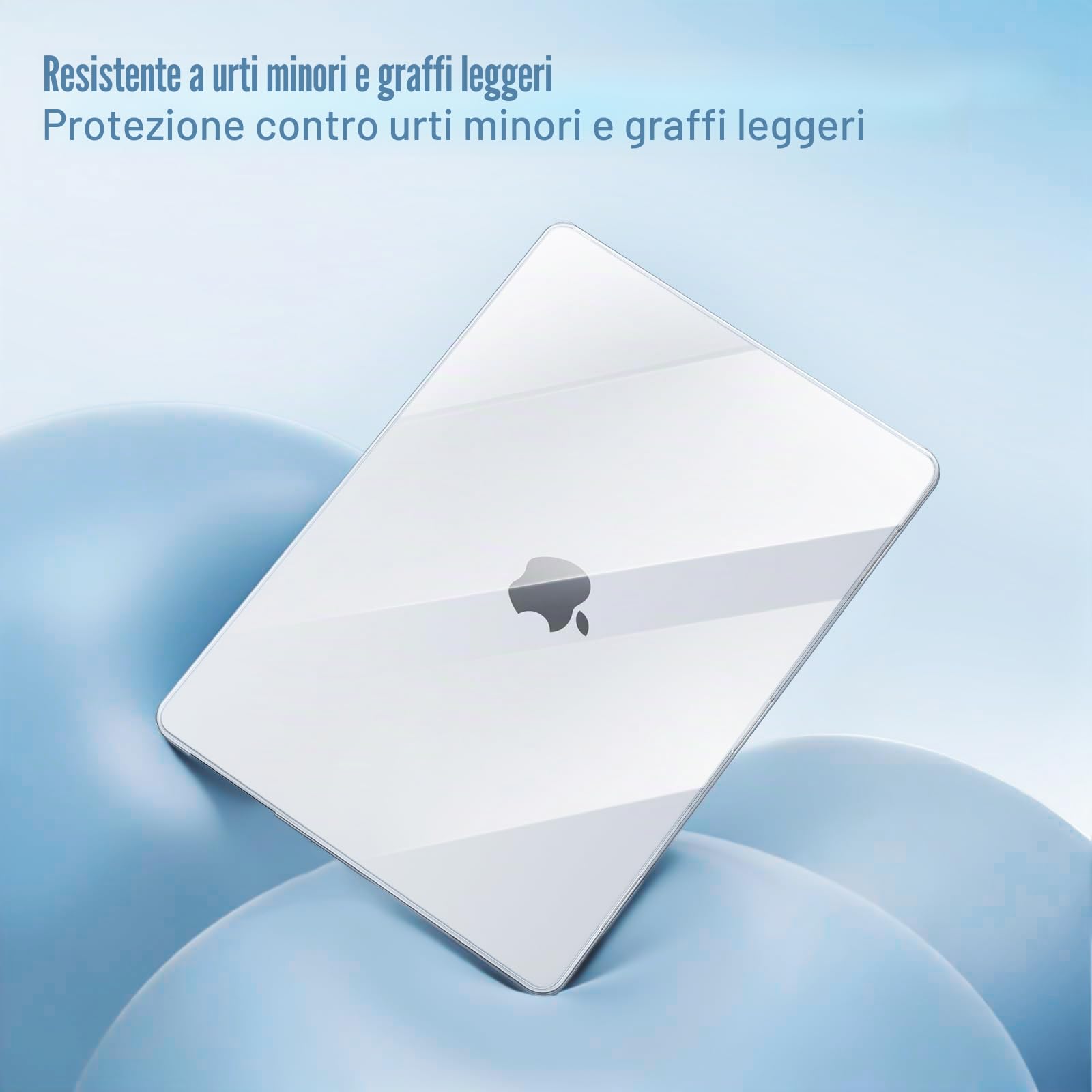 MOSISO Custodia Compatibile MacBook Neo 13 pollici Cover Modello A3404 2026 Chip A18 Pro Case Rigida Antigraffio Cristallino