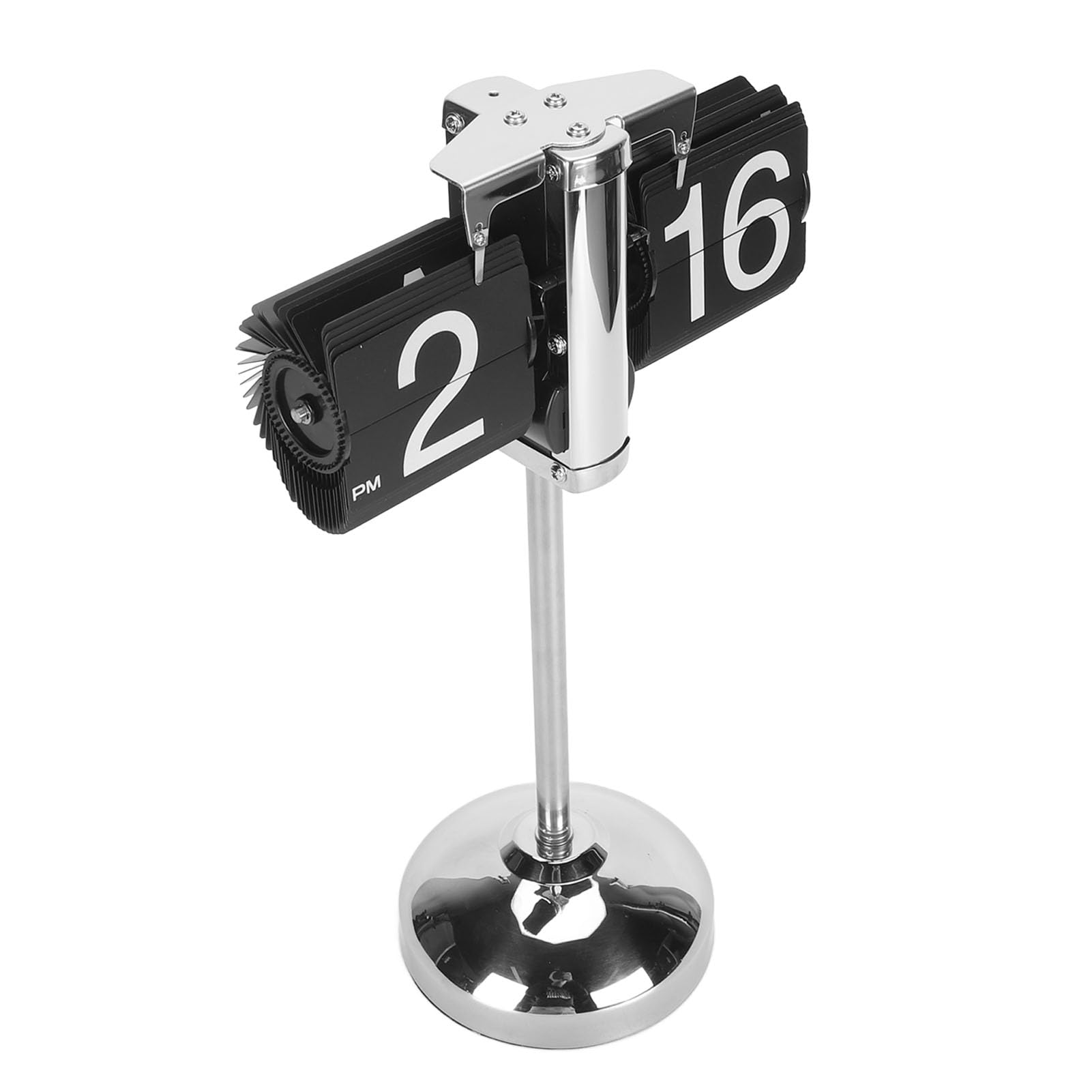 Reloj Digital con Tapa, Barra de Tracción Extensible de Acero Inoxidable, Movimiento de Marcha Atrás Digital Automático, Barra Telescópica de Acero Inoxidable (Black)