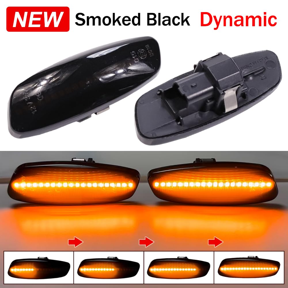 Dinamici LED Indicatore di direzione laterale per Peugeot 207 308 3008 5008 RCZ Per Citroen C3 C4 C5