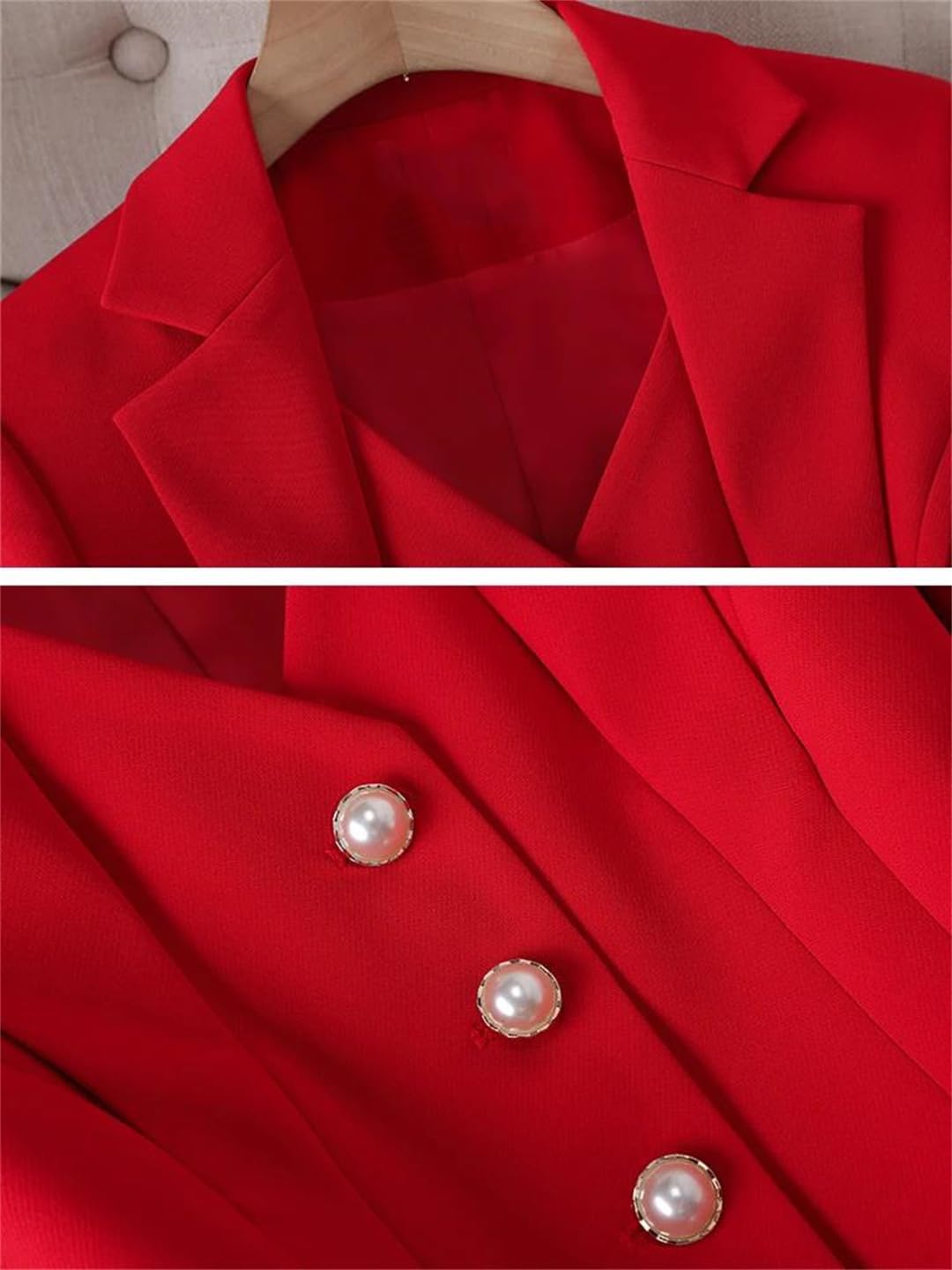 Traje formal de dos piezas para mujer, chaqueta y pantalones, ropa de oficina y trabajo