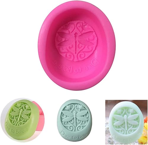 Miniatura 3 de Molde de silicona para jabón de libélula Fondant Molde de caramelo de chocolate para hornear cocinar pasteles Herramientas de decoración de moldes