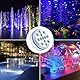 yotutun Unterwasser LED Licht, 16 RGB Farbwechsel Poolbeleuchtung Unterwasser Licht mit RF Fernbedienung Saugnäpfen IP68 Wasserdichte LED Pool Lichter Dekorative Lichter für Pool Teich (4 Stück)