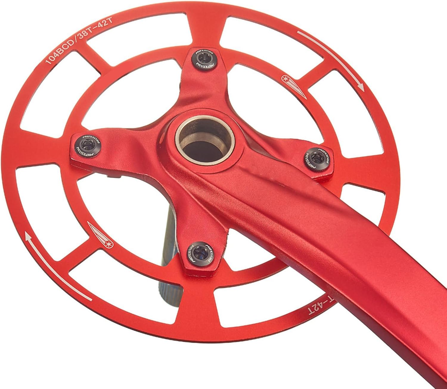 Bicycles Chainring Guard Aluminum Alloy Crankset Shield Protector Chain Wheel Sprocket Covers Mountain Bike Accessories image 3