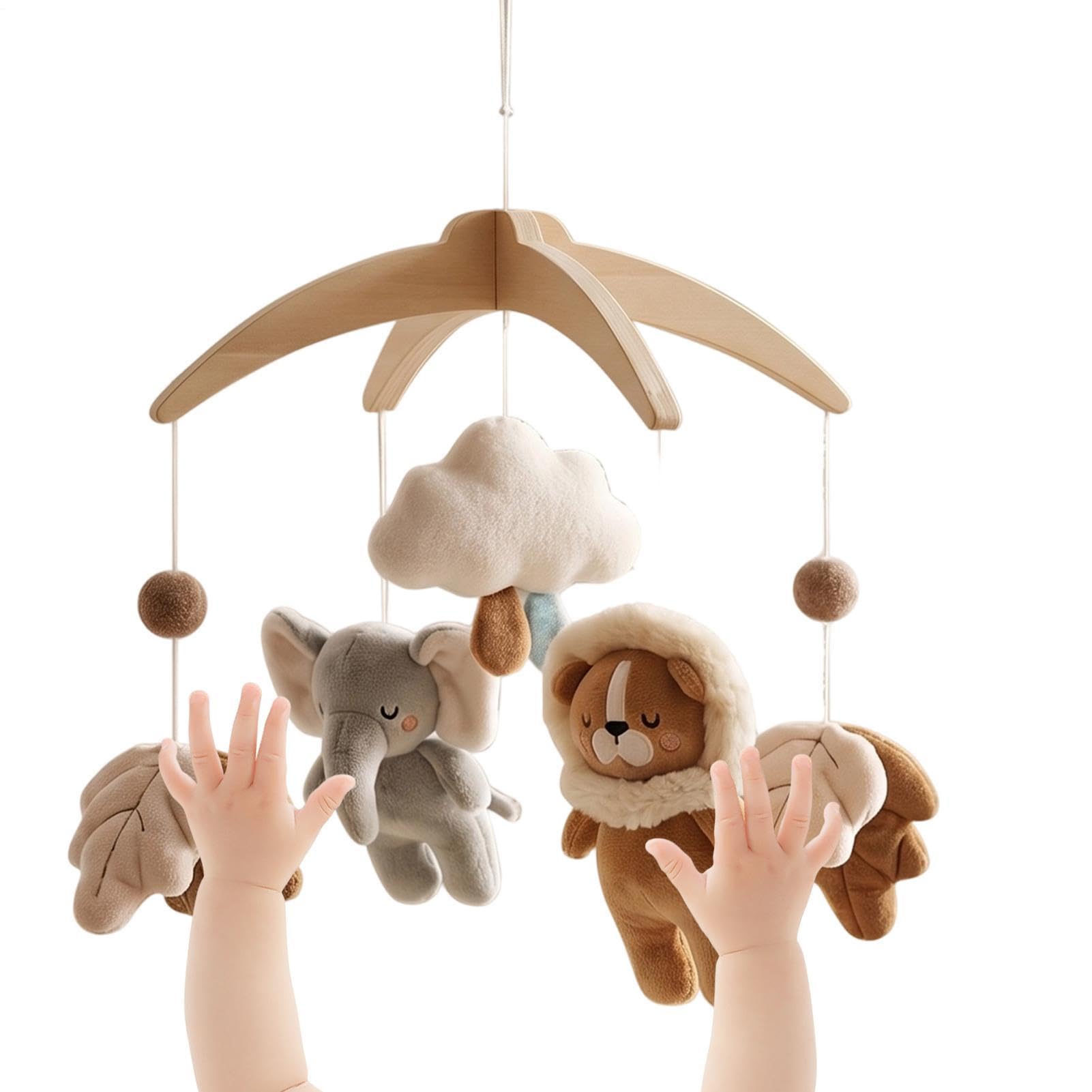 Giostrina Da Culla Decorazioni A Forma Di Animale Per Cameretta | Mobile Rilassante Per Culla Per Bambini Per Maschi Casa Appartamento Camera Da Sala Giochi Nanna Viaggio