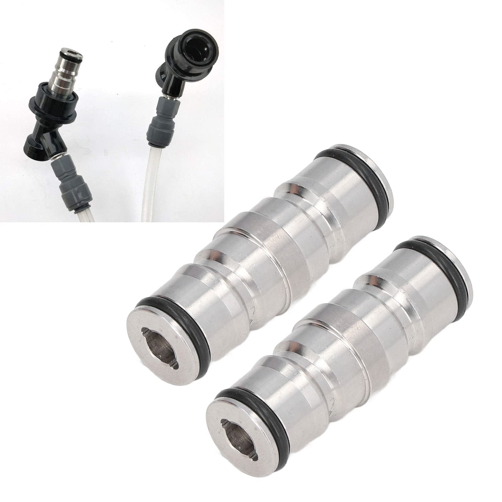 Ball Lock Post, 2 Stück Homebrew Bierfass Ball Lock Post Connector Edelstahl Quick Ball Lock Connector