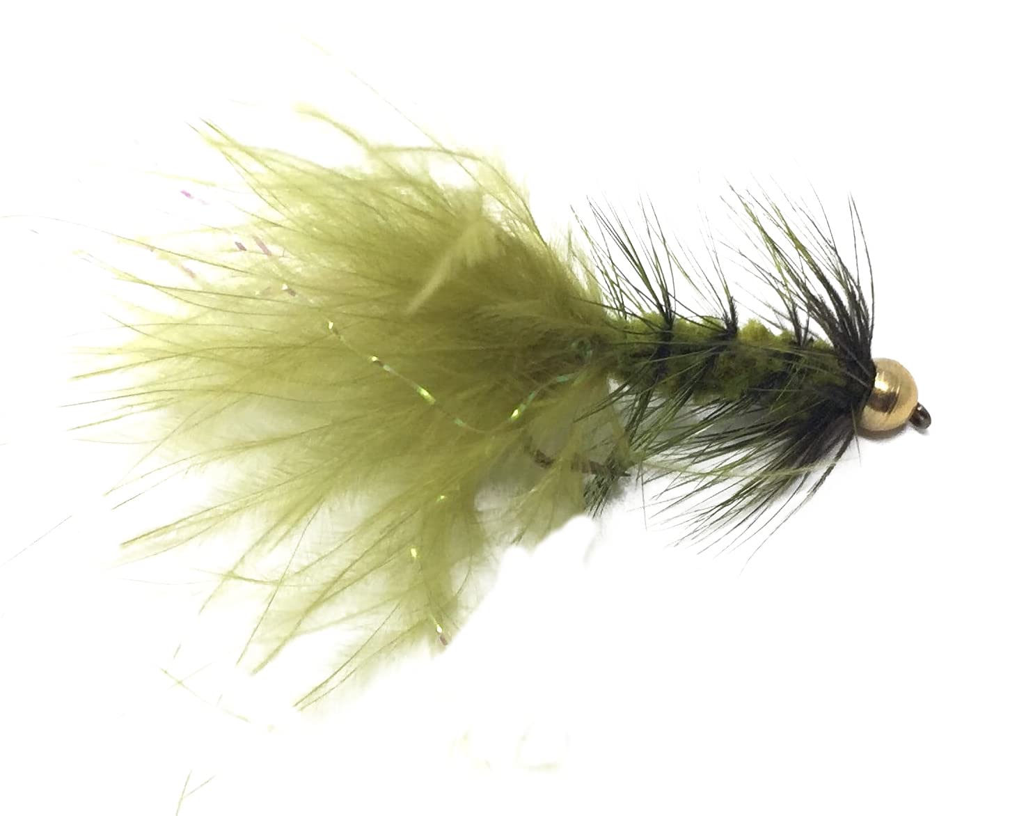 Feeder Creek Woolly Bugger Fly Fishing Flies 12pc Fly Fishing Assortment | Handmade Wet Flies for Fly Fishing in Various Patterns/Colors | Streamer Flies