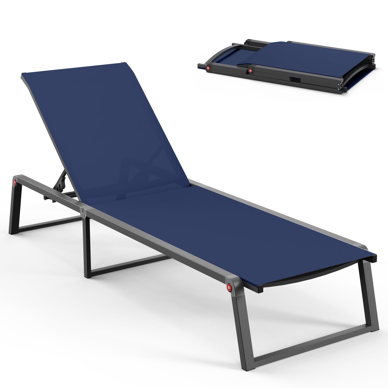 Oasbira Aluminum Chaise Lounge Chair