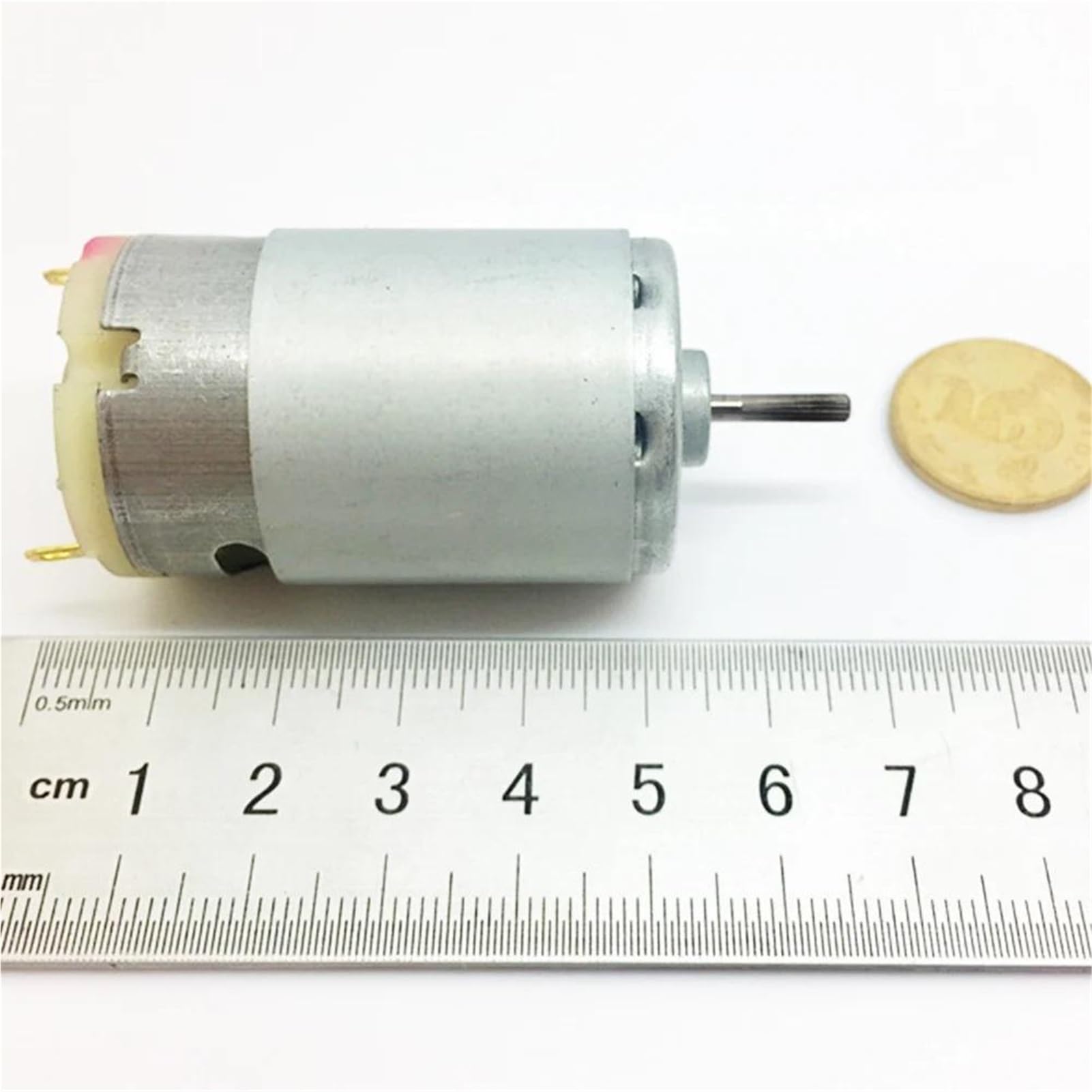 Alto rendimiento 3/5/10 piezas de escobillas carbón for motor Micro 390 CC, 6-14,4 V, 7,4/9, 8800 RPM, con imán potente y gran par for husillo para generador(5PCS)