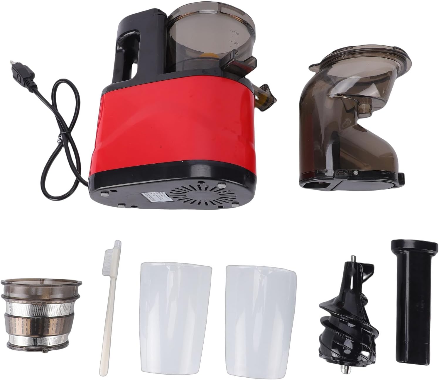 Extractor de Jugos Prensado en Frío 350W Boca Ancha 5.4 Pulgadas