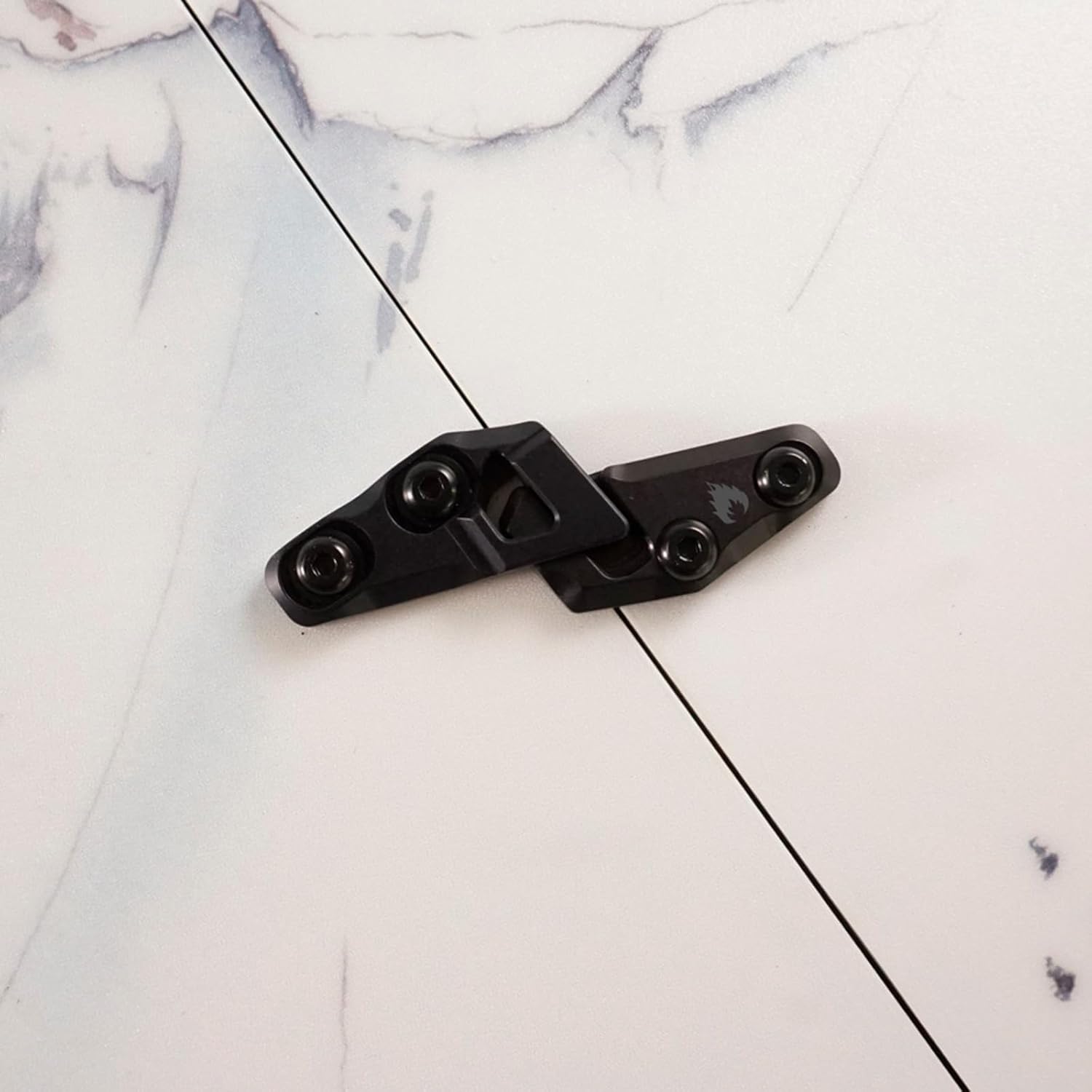 SPARK R&D Fixie Top-Mount Clips | Durable Reliable Lightweight Aluminum Easy-to-Install Splitboard Fixie Clips for Downhill Riding, Touring & All Mountain, Black