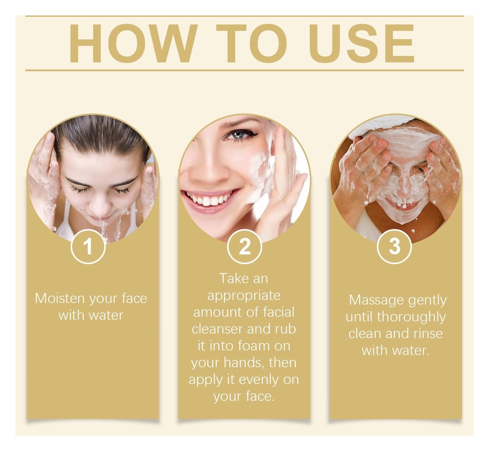 Jabón facial limpiador de poros 100 g, cuidado de limpieza profunda, suave e hidratante(2pcs)