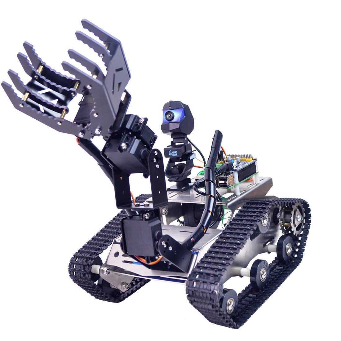 Buy HYZM Programmable TH WiFi FPV Tank Robot Car Kit with Arm for ...