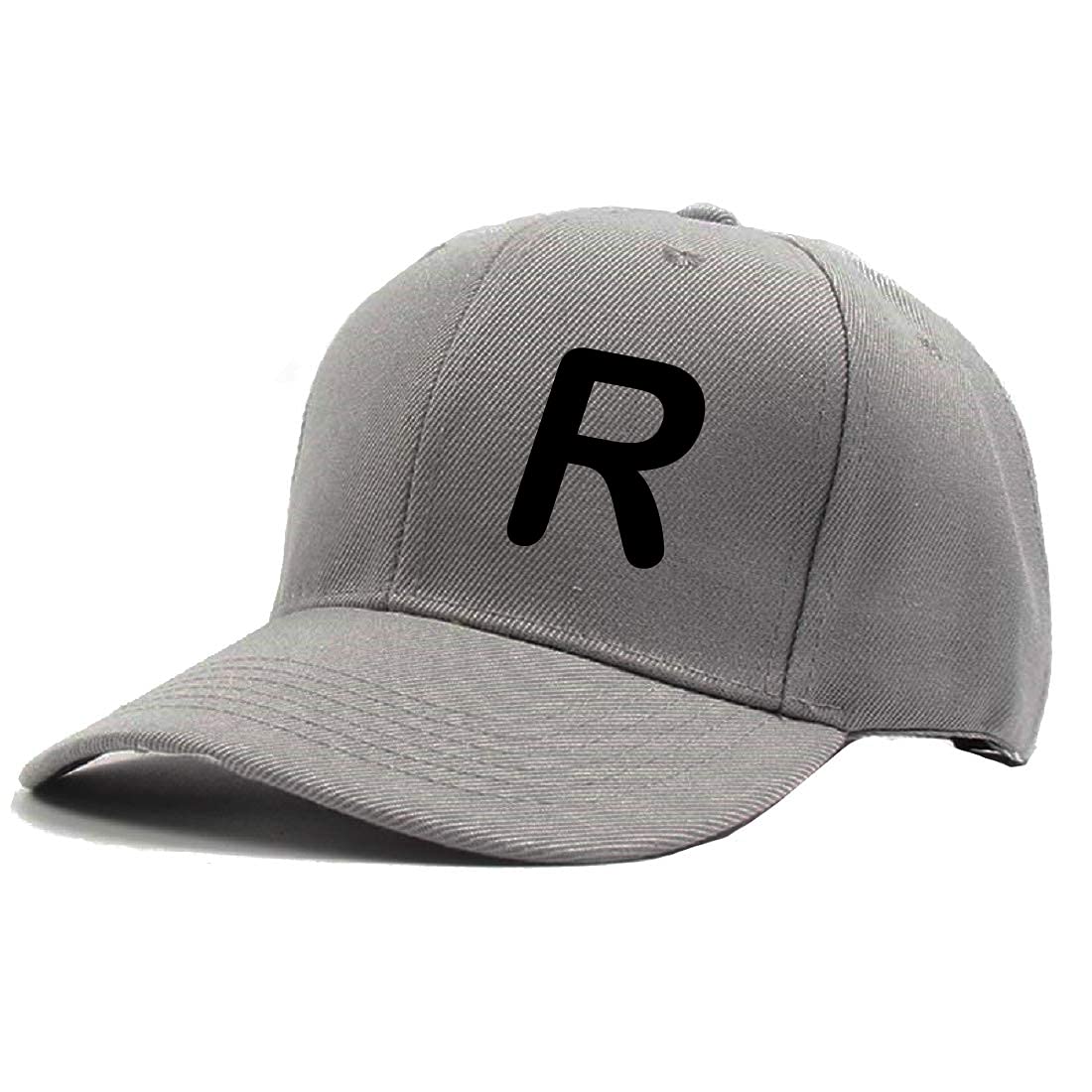 Unisex Cotton Cap (Alphabet_Grey_R)-image-13