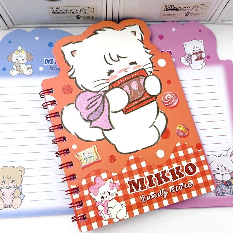 【日本未発売！希少！新品】　mikko ミッコ ノート　メモ帳　ラテ　くま Amazon.co.jp: MIKKO スフレ ラテ ノート冊 キャンパス コイル