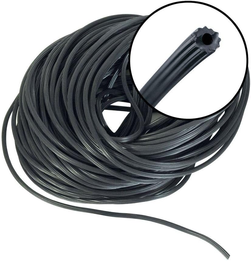 Phifer 0.210 in. x 100 ft. Black Spline