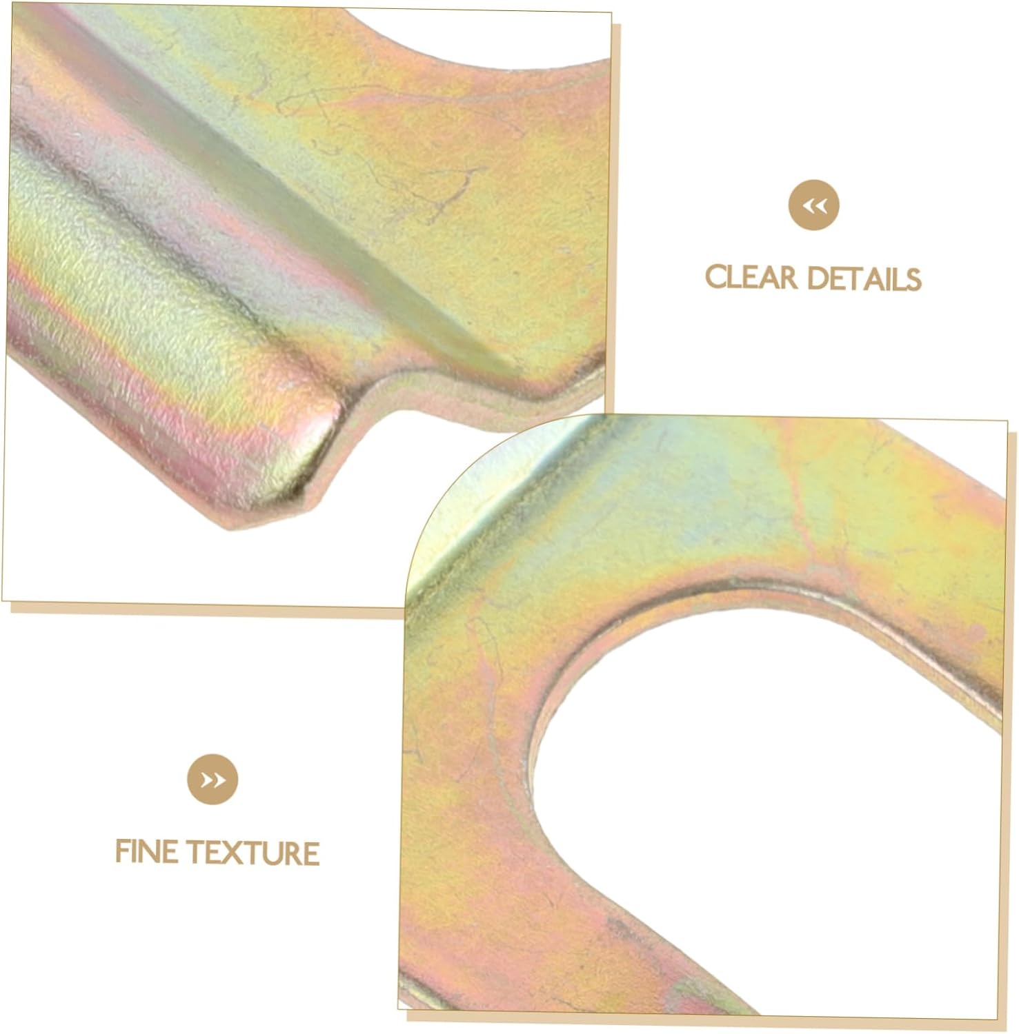 10Pcs Brake Line Retainer Clips U Shaped Hose Retaining Clips for Secure Brake Pipe Positioning Durable Construction for Automotive Applications
