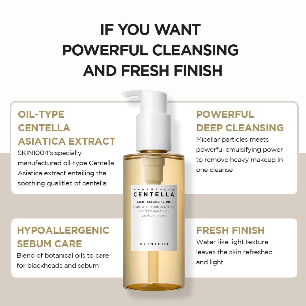 SKIN1004 Madagascar Centella Light Cleansing Oil (200 ml)