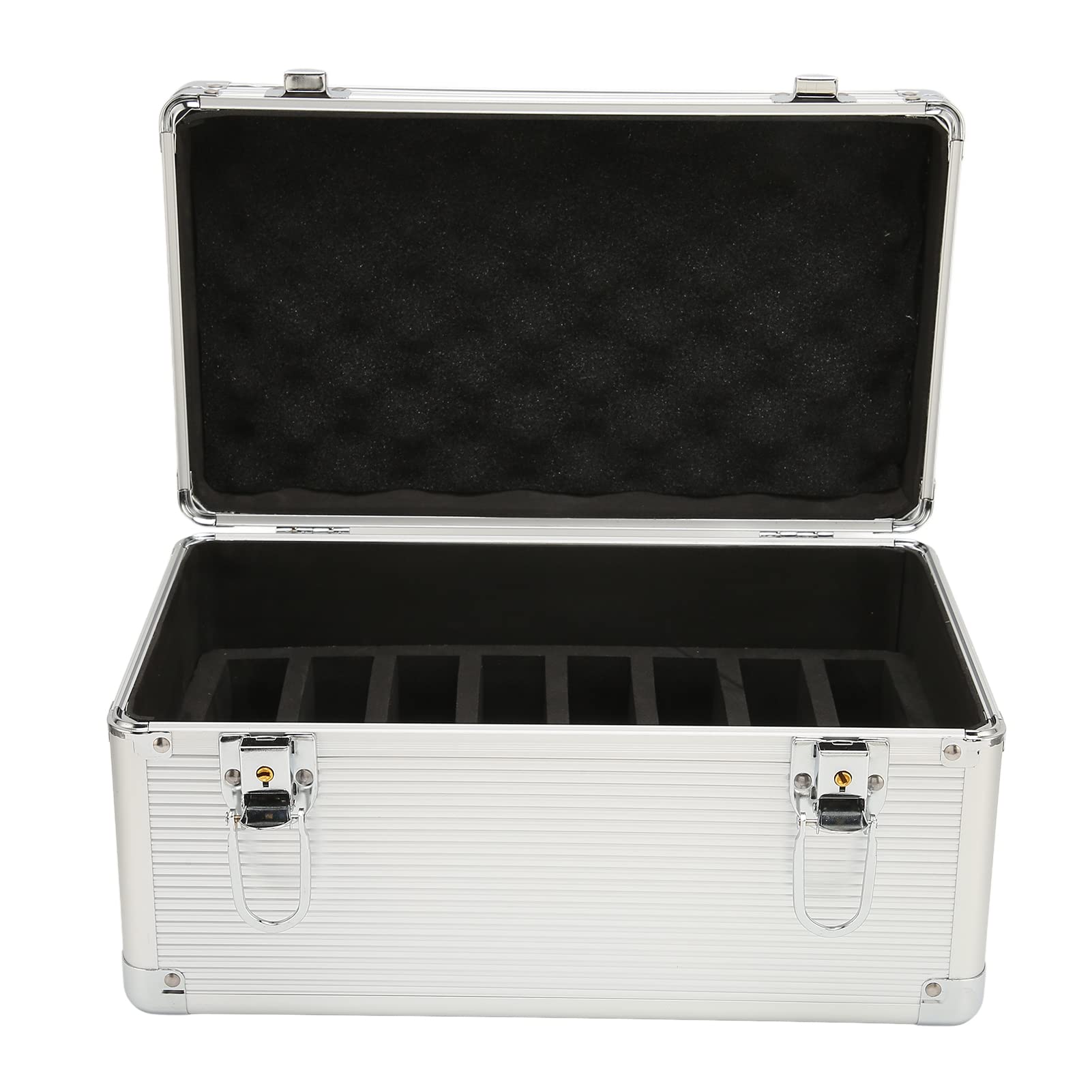 Caja de Disco Duro, Caja de Almacenamiento de Protección de Disco Duro 10 Bahías con Bloqueo de Seguridad, para 10 Unidades de Discos Duros de 3,5 Pulgadas, Maleta de Protección a Prueba de Golpes de