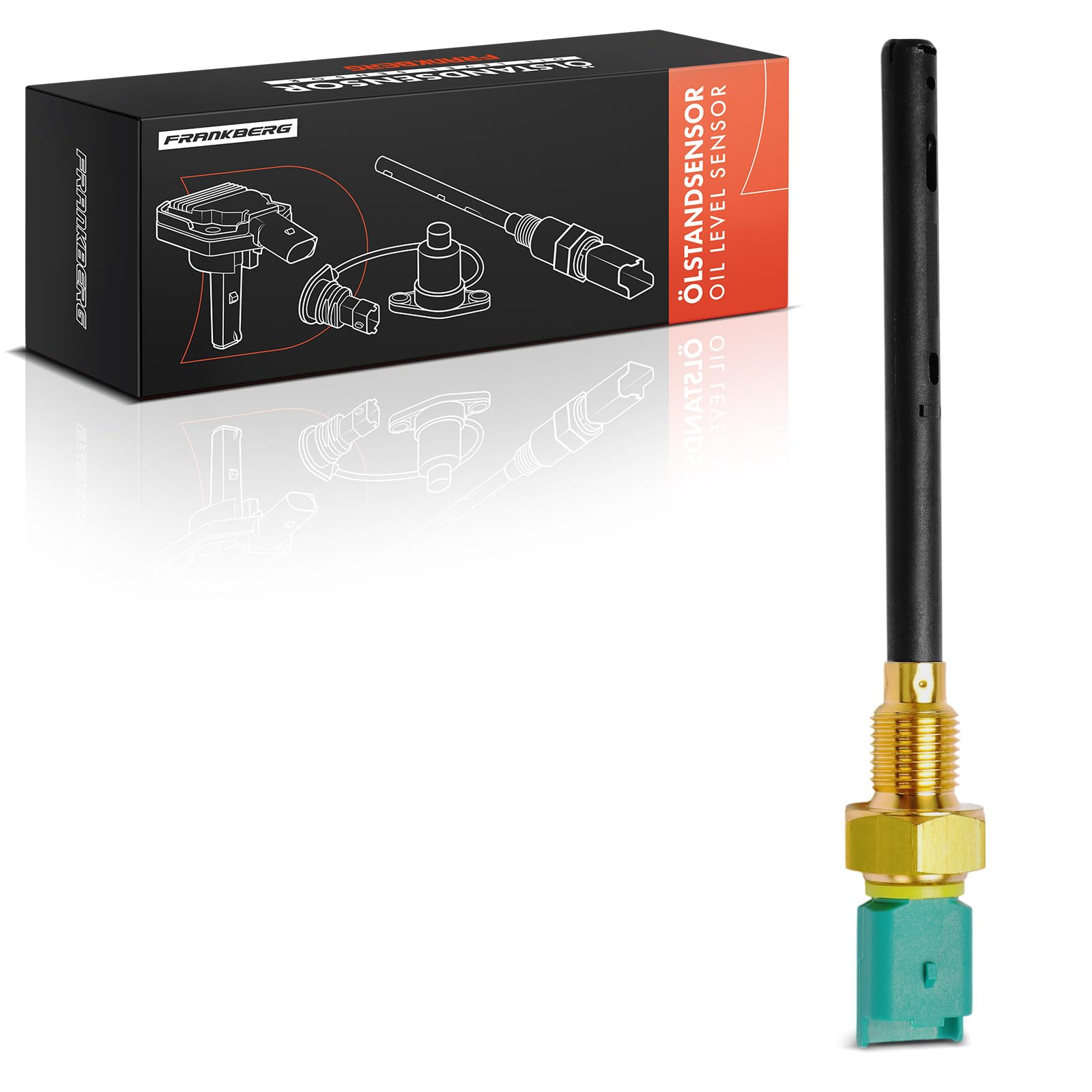 Frankberg Sensor de nivel de aceite compatible con C5 2001-2016 C8 2002-2014807 406 Replace# 1131F2
