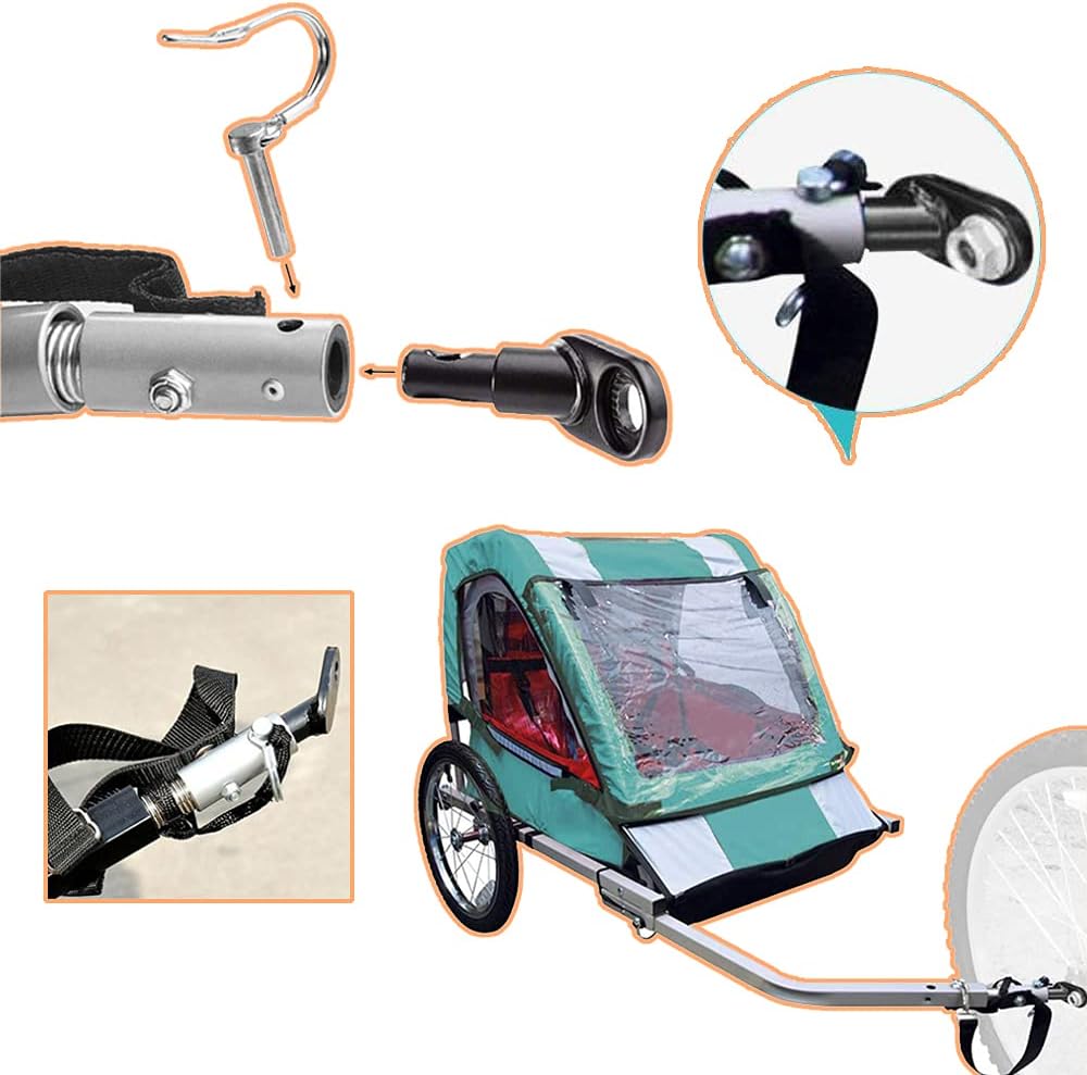 Bicycle Trailer Hitch Bike Trailer Coupler Bicycle Trailer Coupler