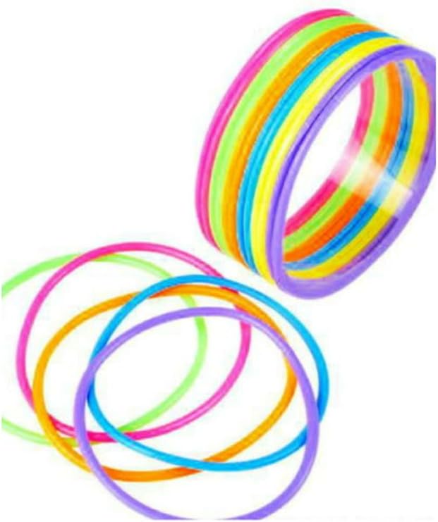 Unbranded 144 Rainbow NEON Jelly Bracelets,Party Favor, PINATAS, Goody Bags