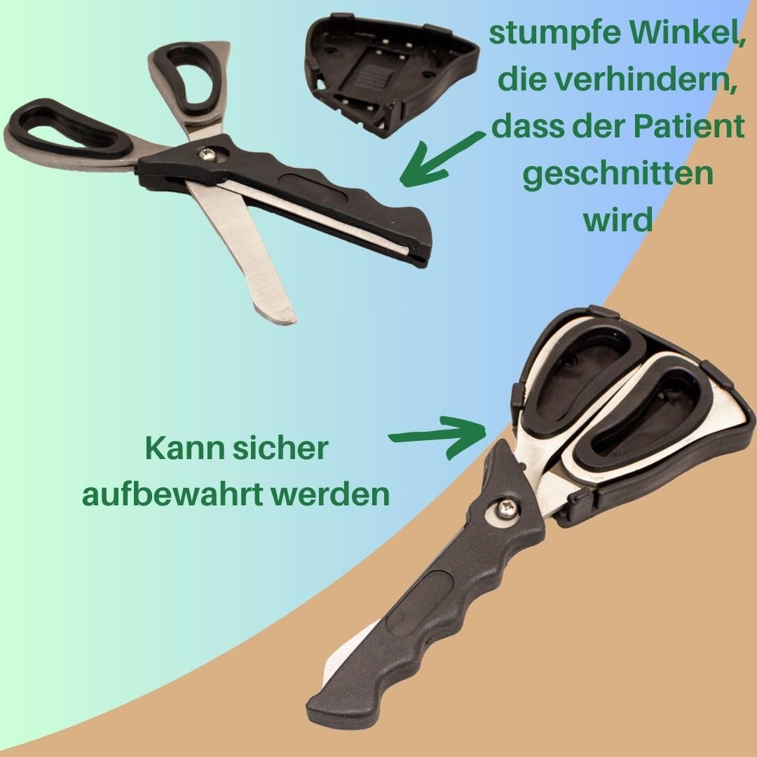 Trauma Schere - Kleiderschere - Rettungsschere - Sicherheitsschere - Notfallschere