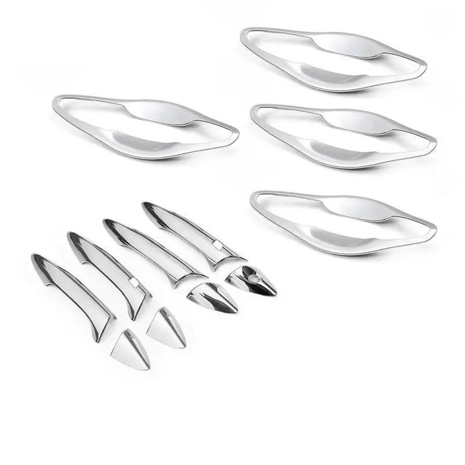 SLIMES Door Handle Cover Trim Molding Catch Overlay Garnish Cap Cup Protector for Hyundai for Elantra 2011-2015 2016 Protection(K)