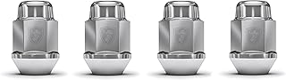 White Knight 1709S-4 Chrome M14x1.50 Bulge Acorn Lug Nut, 4 Pack
