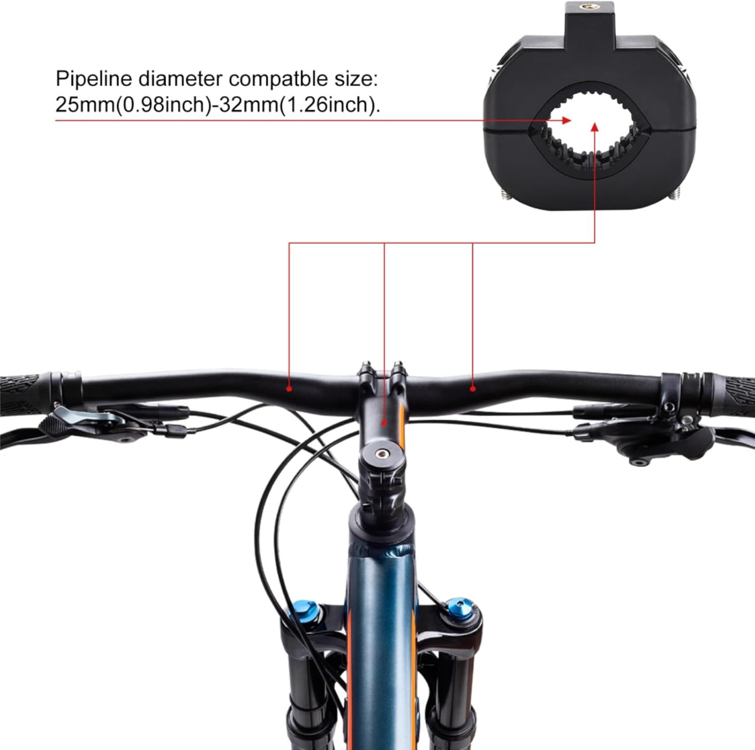 Bike Motocycle Mount Bracket Holder for Bose SoundLink Flex 2/Soundlink Flex Portable Speaker - Image 5