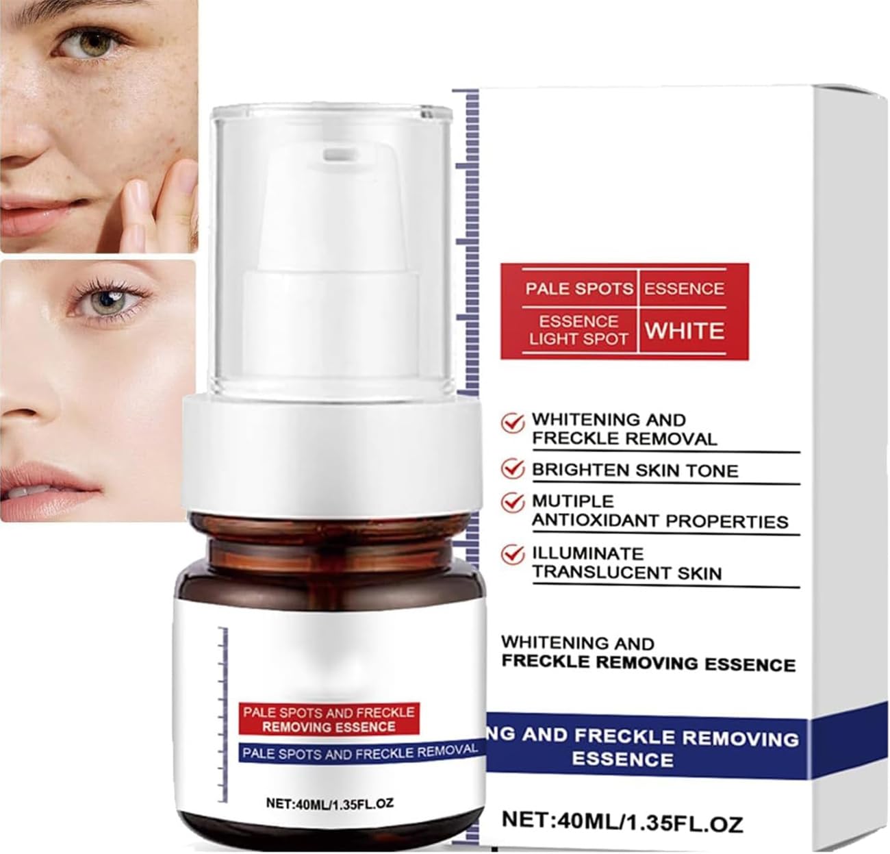 Aobenz Spot Remover for Face Whitening and Freckle Removing Essence Aobenz Whitening Essence Aobenz Anti Spot Serum Dark Spot Correcting Serum Civetocat Vitamin C Solution for Face Korean 1 Piece