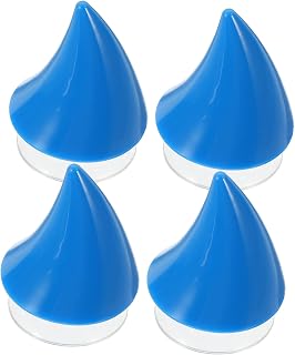 Artibetter 4 peças de capacete decoração de buzina capacete de motocicleta decoração de carro para homens mulheres capacetes de motocicleta plástico azul buzinas de capacete de motocicleta fornecimento de motocicleta buzina substituível capacete buzina universal