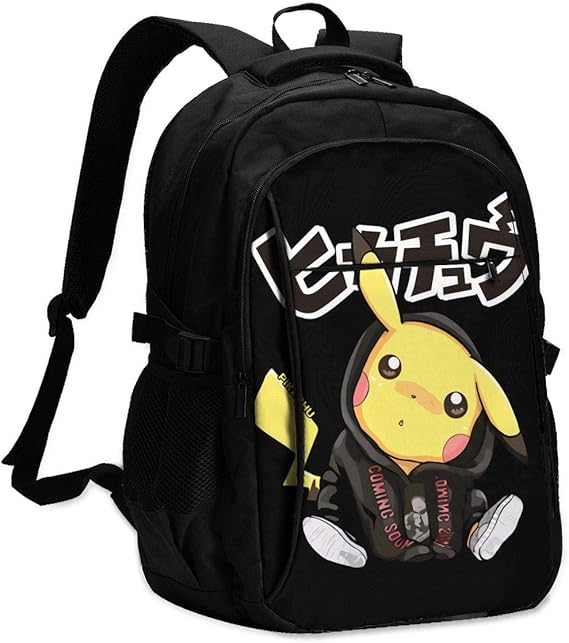 Amazon Co Jp ピカチュウ おしゃれ カジュアル Usb 大容量 せいじん キッズ 通用する リュック 通学 かばん 旅行 運動 ランドセル ファッション
