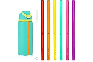 Straw Replacements for 24oz Owala FreeSip Water Bottle (Pack of 6)