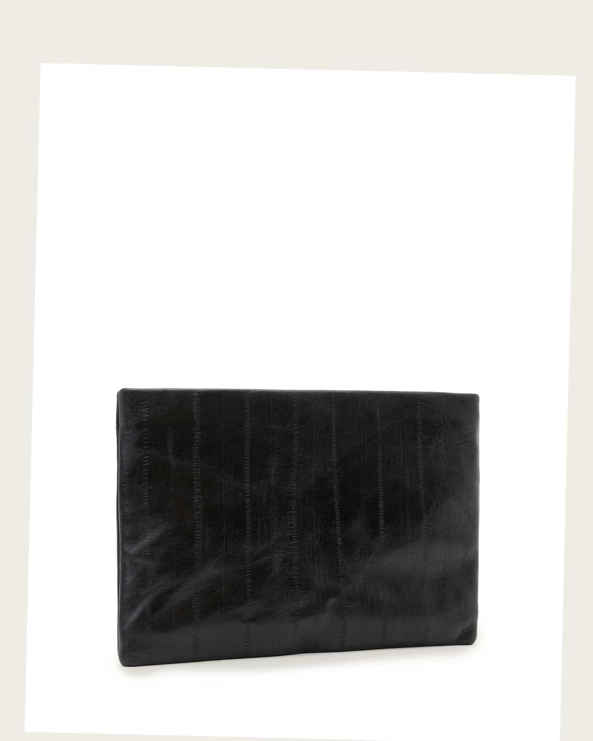 AllSaints Bettina Eel Clutch Black W226XD One Size - Image 8