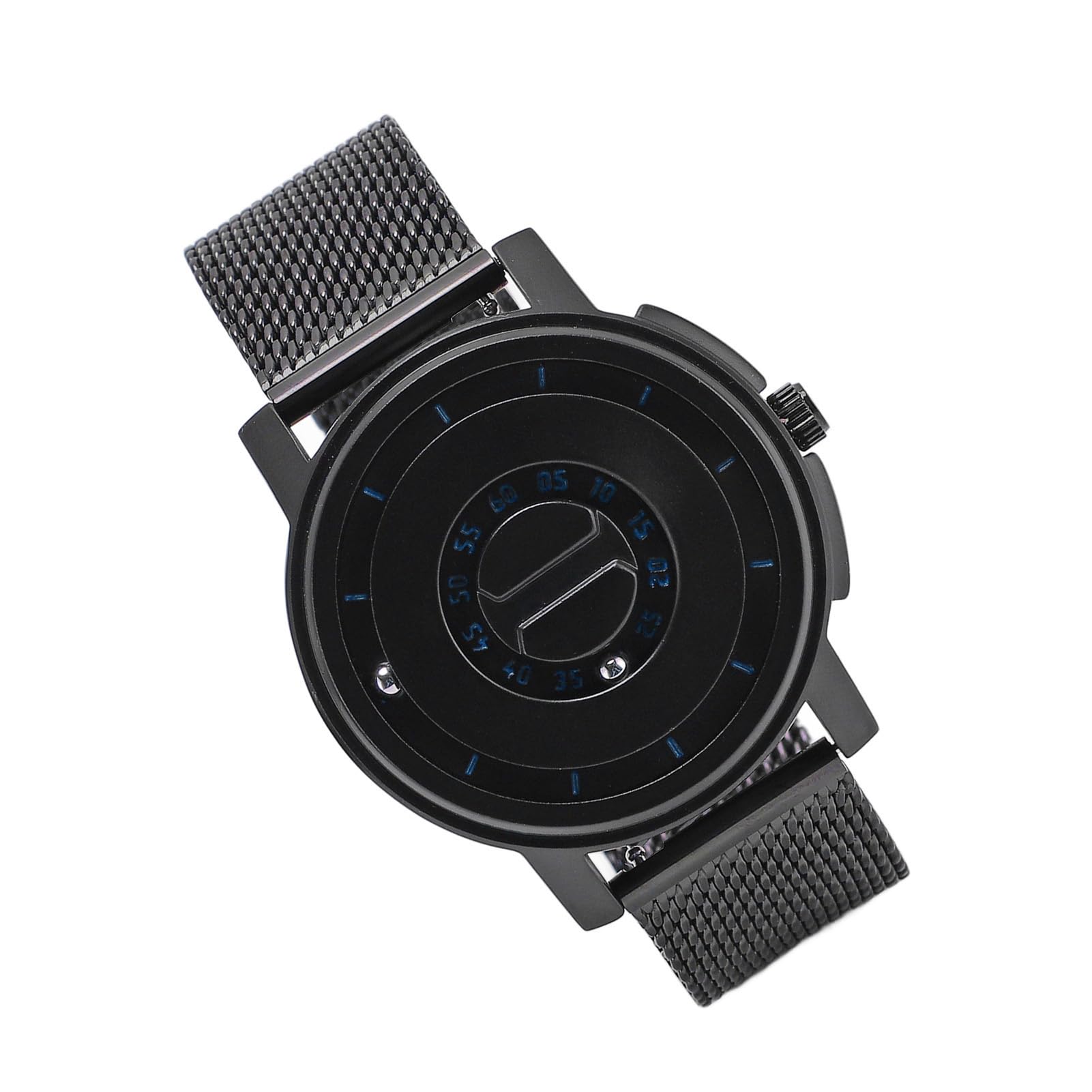 Jiawu Orologio con Perline Magnetiche, Orologio Galleggiante Magnetico con Puntatore Unico Batteria a Bottone da 40 MAh Impermeabile Fino a 30 Metri per l'uso Quotidiano