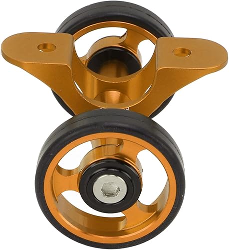 Miniatura 9 de Tefola Guardabarros de bicicleta Easywheel, guardabarros de bicicleta Easywheel ruedas de doble rueda para Brompton bicicleta plegable para Dahon