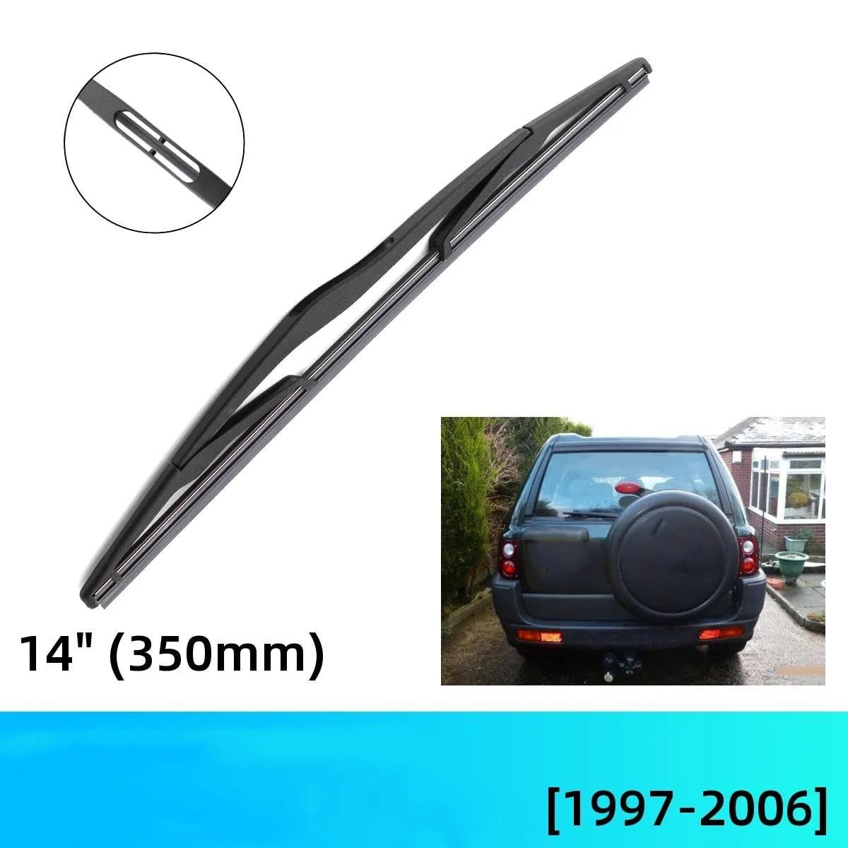 per Land Rover per Freelander 1 MK1 1997 1998 1999 2000 2001 2002 2003 2004 2005 2006 Spazzole Tergicristallo Anteriori Posteriori Spazzole J U Gancio KMAGE