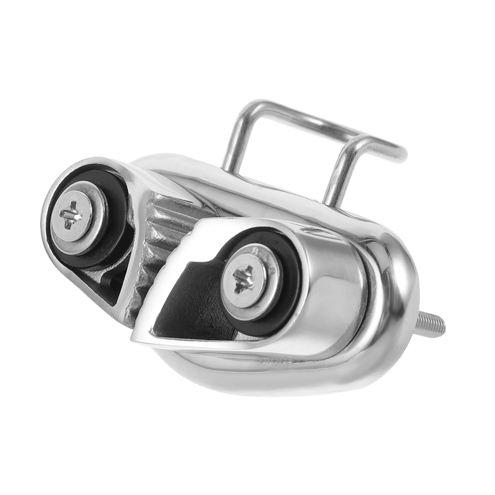 BRIGHTFUFU Stainless Steel Cam Cleat Boat Tie Cleat Sailing Ring Speedboat Hardware Marine Rope