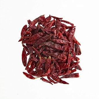 8oz Tien Tsin Whole Dried Chinese Red Peppers | Hunan or Szechwan Cooking, Ideal for Asian, Thai, Indian, Mexican Dishes