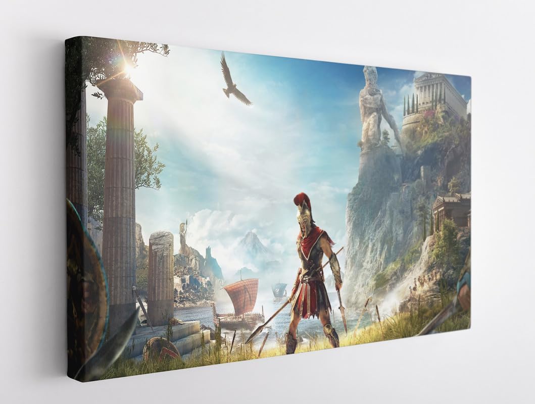 BPA® Assassins Creed Odyssey Canvas For Home And Office Décor 41x60 cm
