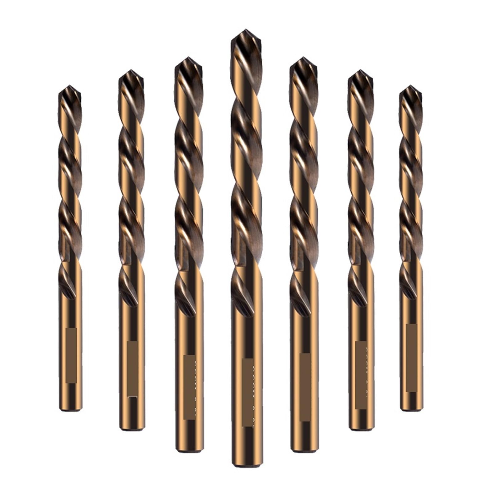 Wysokiej jakości 1.0-13mm zestaw wierteł spiralnych powlekanych kobaltem HSS M35 wiertło pistoletowe do drewna/metalu wycinak otworów elektronarzędzia (Size : 12.5mm, Color : 5PCS)