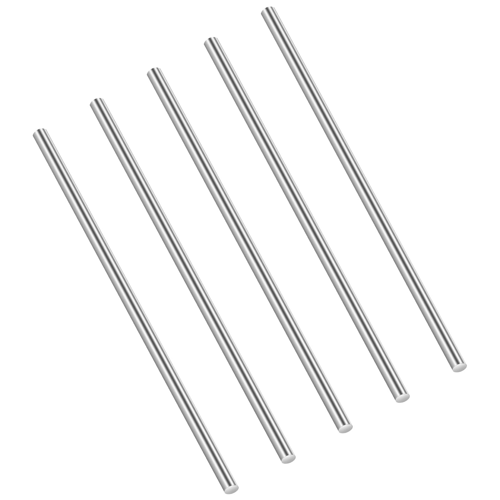 Photo 1 of Etauwe 304 Stainless Steel Round Rods - 1/8" Dia x 8" L (5 PCS)