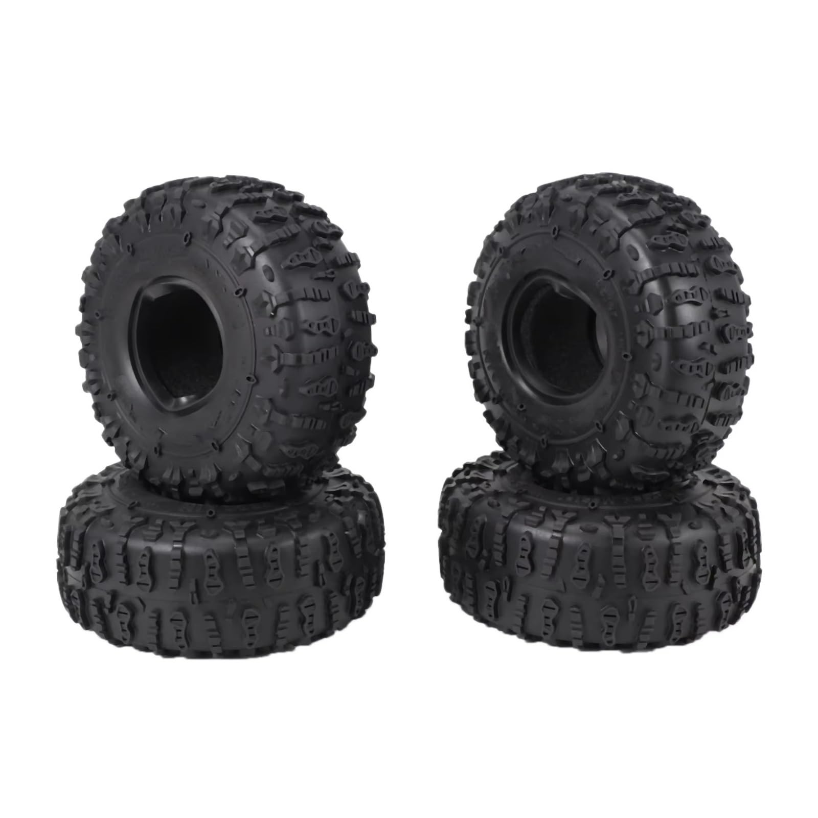RC Car Pneumatico Ruota Compatibile con TRX4 per D90 per Axial per SCX10 II III per Redcat 1/10 RC Crawler Car 4 Pezzi 122MM 1.9 Pneumatici in Gomma Pneumatici delle Ruote