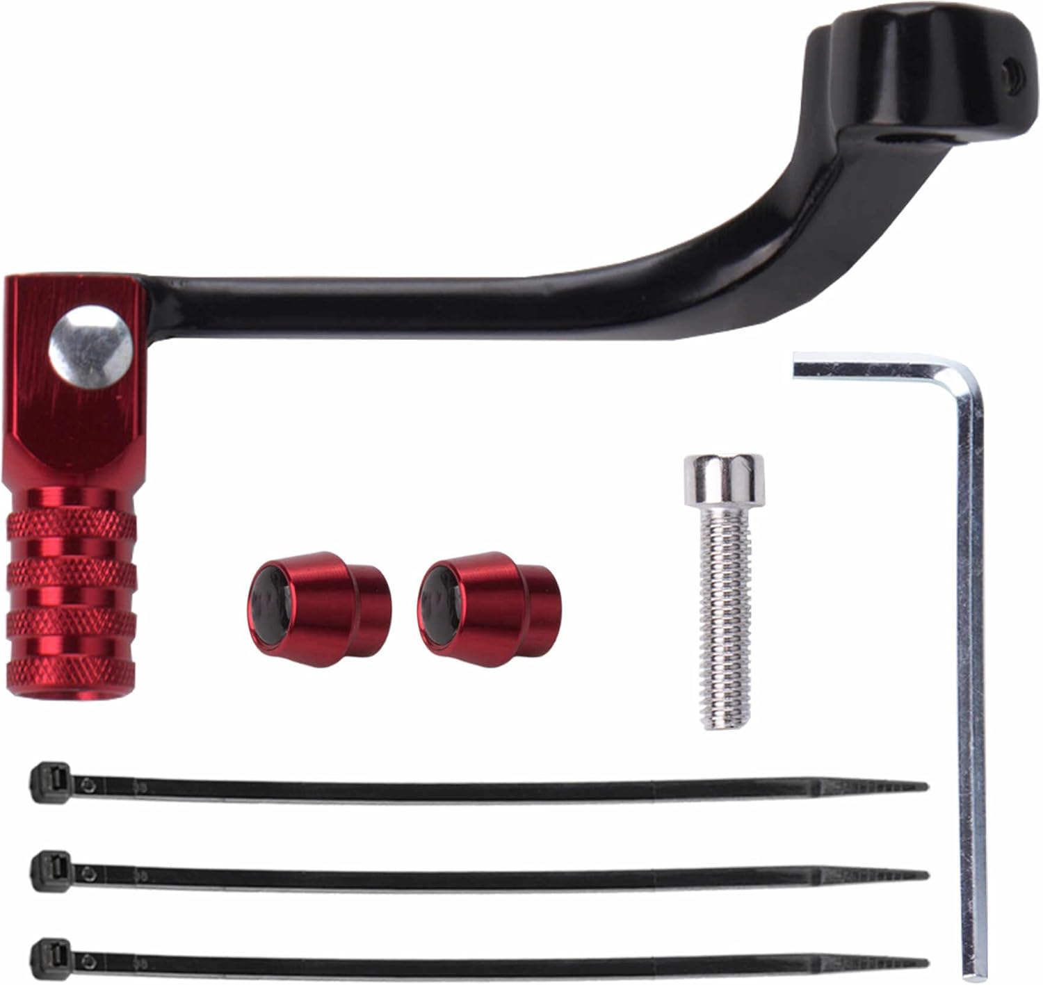 Alloy Aluminium Gear Shifter Lever Fits for Motorcycle CRF BSE 110 TTR 125 Motorcycle 250cc 110cc 50cc Dirt Pit Bike(RED/Black)… Alloy Aluminium Gear Shifter Lever Fits for Motorcycle CRF BSE 110 TTR 125 Motorcycle 250cc 110cc 50cc Dirt Pit Bike(RED/Black)…