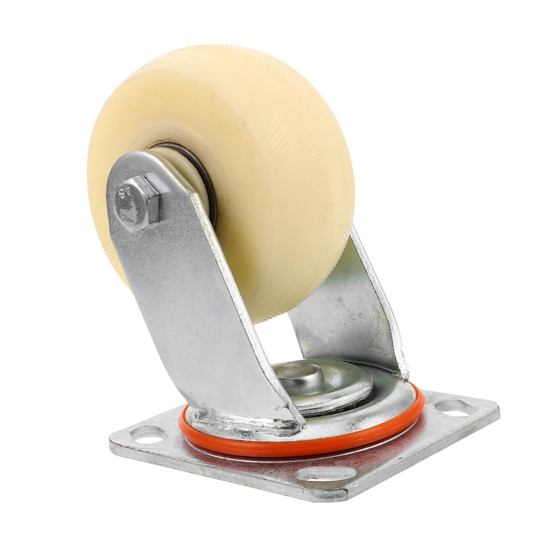 WQPMNYG Silent Nylon Swivel Casters for Furniture & Industrial Scaffolding - Heavy Duty Top Plate for Easy Movement of Workbenches & Carts