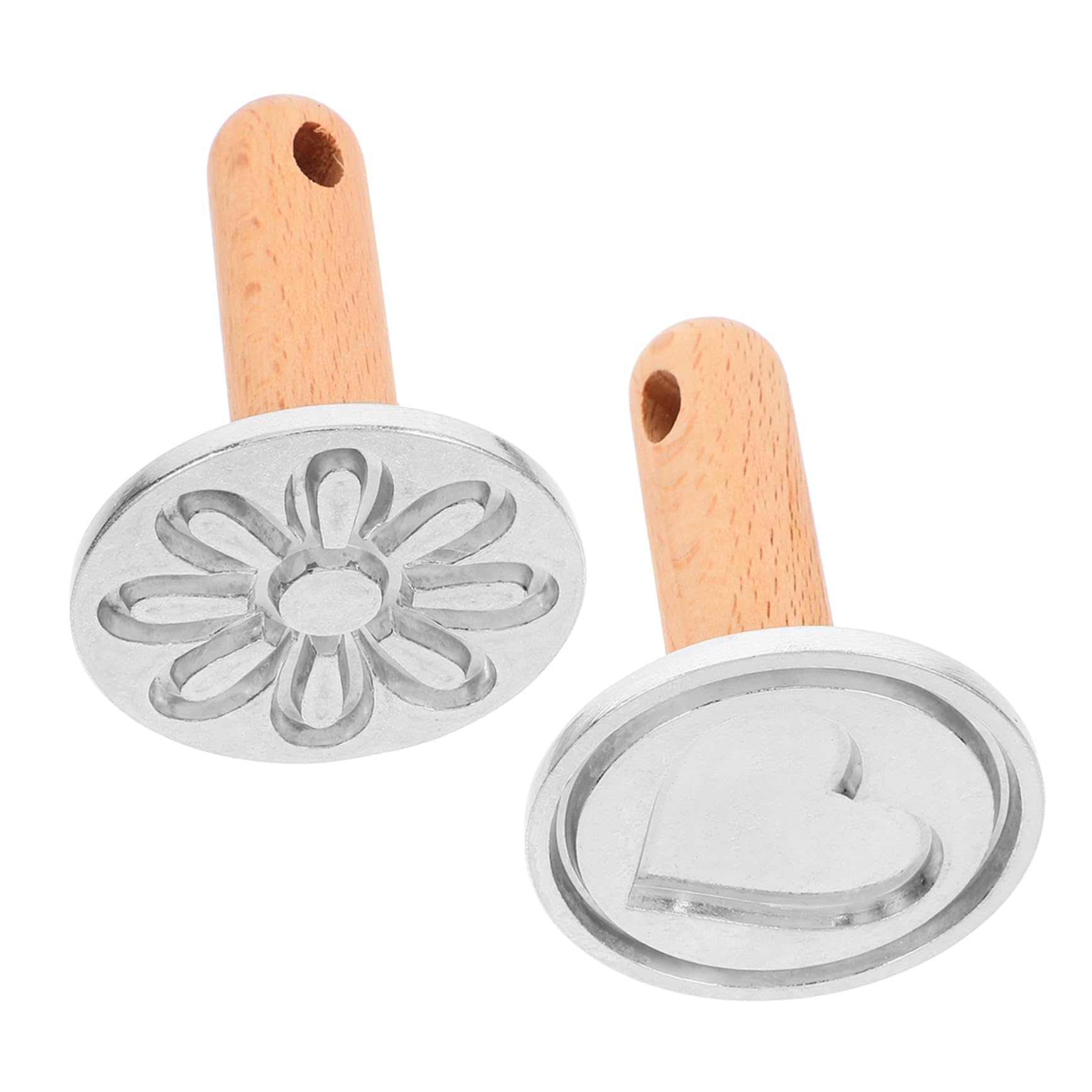 IMIKEYA 6piezas Molde De Galletas De Diseño De y De Prensadores Para Repostería Utensilios De Hornear Para Postres y