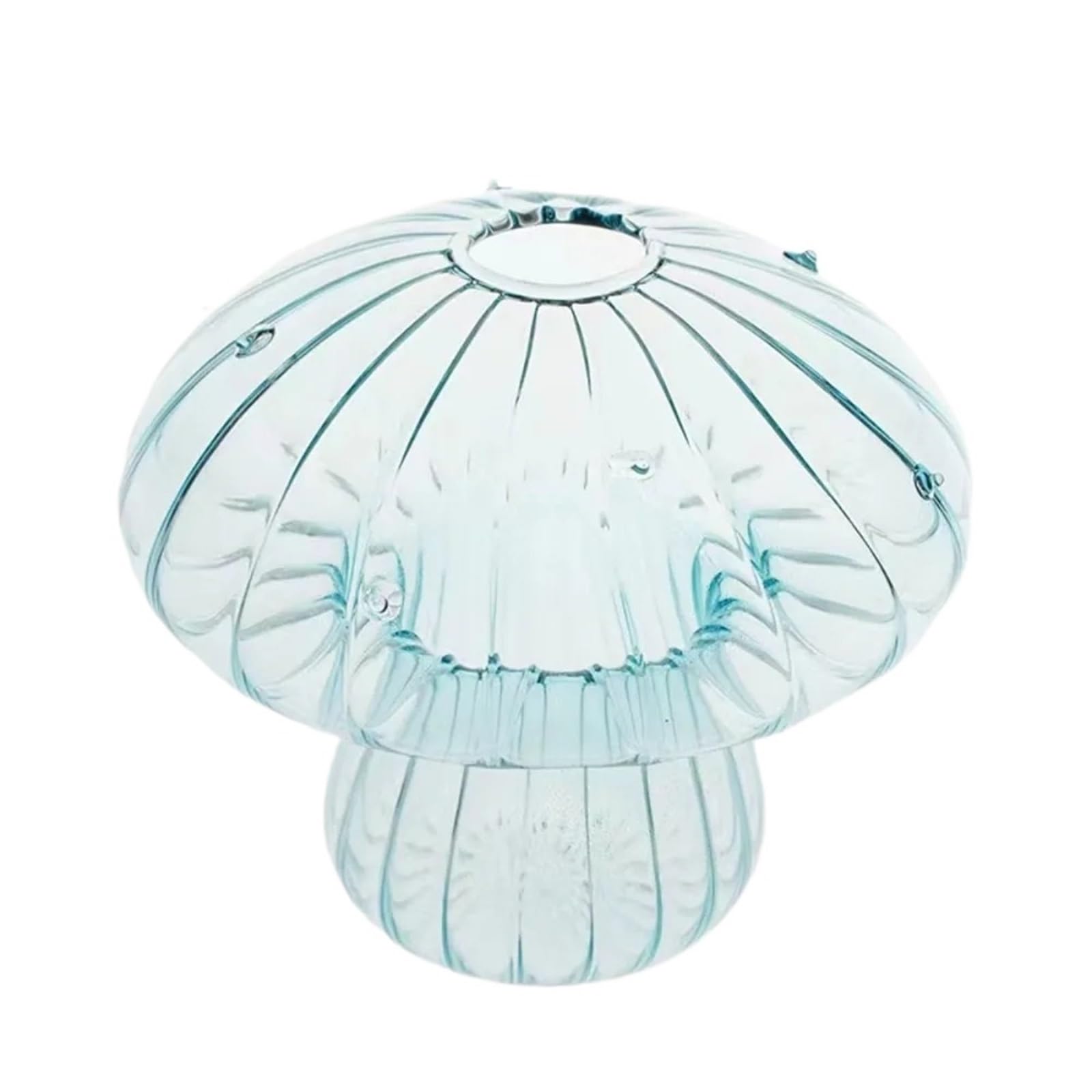 QuxetlRyz Glass Hydroponic Vase Hydroponic Flower Bottle Mushroom Glass Aromatherapy Transparent Home Decoration(Size 4)