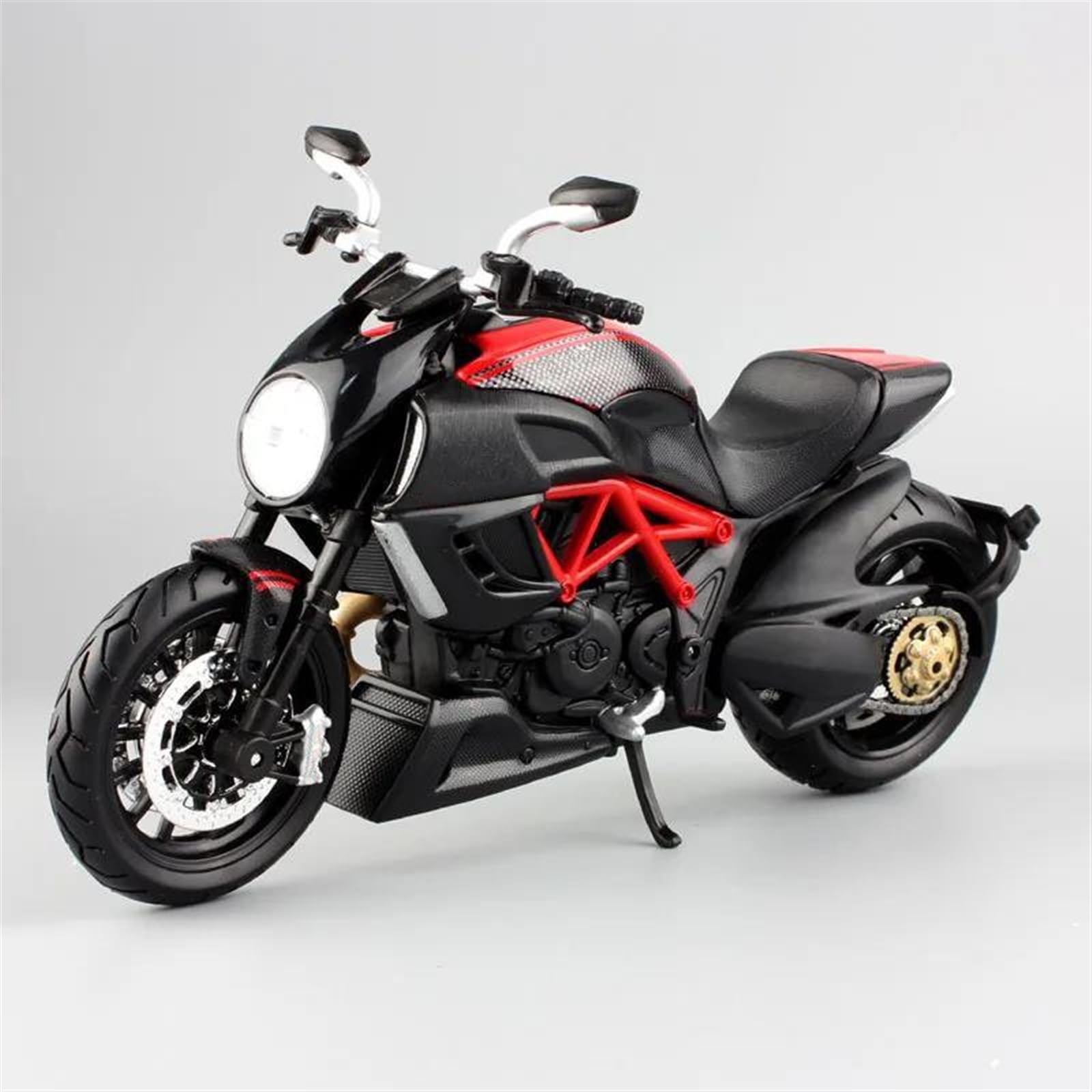 SEYXF Motorbike Toy 1/12 for Ducati Diavel for Cruiser Motorcycle Model Simulation Alloy Toy