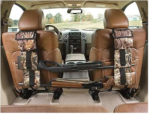 Wisfun Organizador de eslinga de pistola, soporte para asiento trasero de pistola para automóvil, camión con bolsillo para armas para caza y tiro