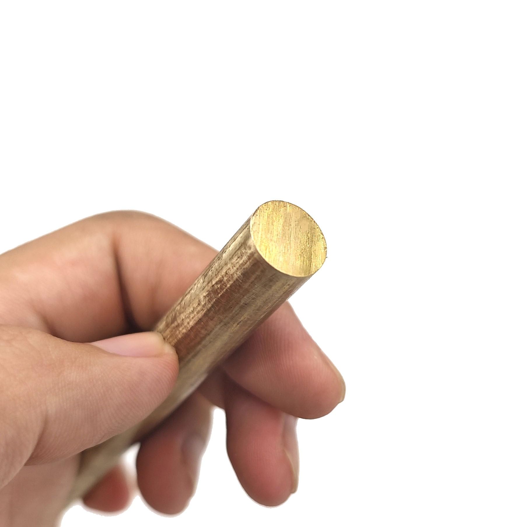 Barra di ottone H59 Barra piena Diametro 7 mm 8 mm 9 mm 10 mm 15 mm 20 mm 25 mm Barra di ottone Barra tonda Strumento di taglio fai da te Materiale Grezzo(30x200mm)